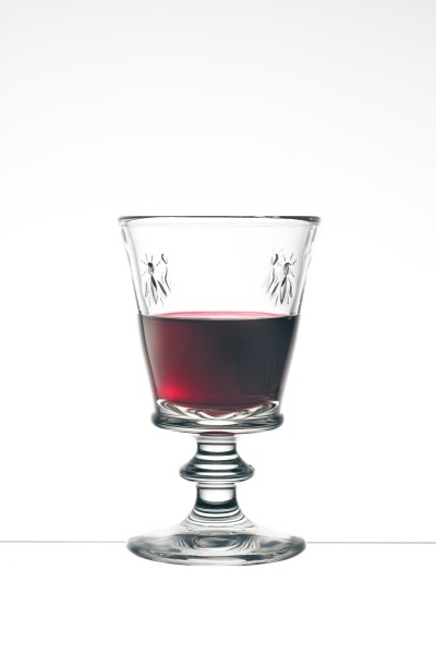 Rotweinglas, Pokalglas La Rochère "Biene" Abeille