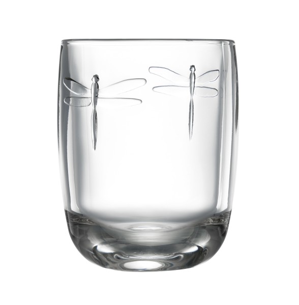 Wasser Glas La Rochère Libellules
